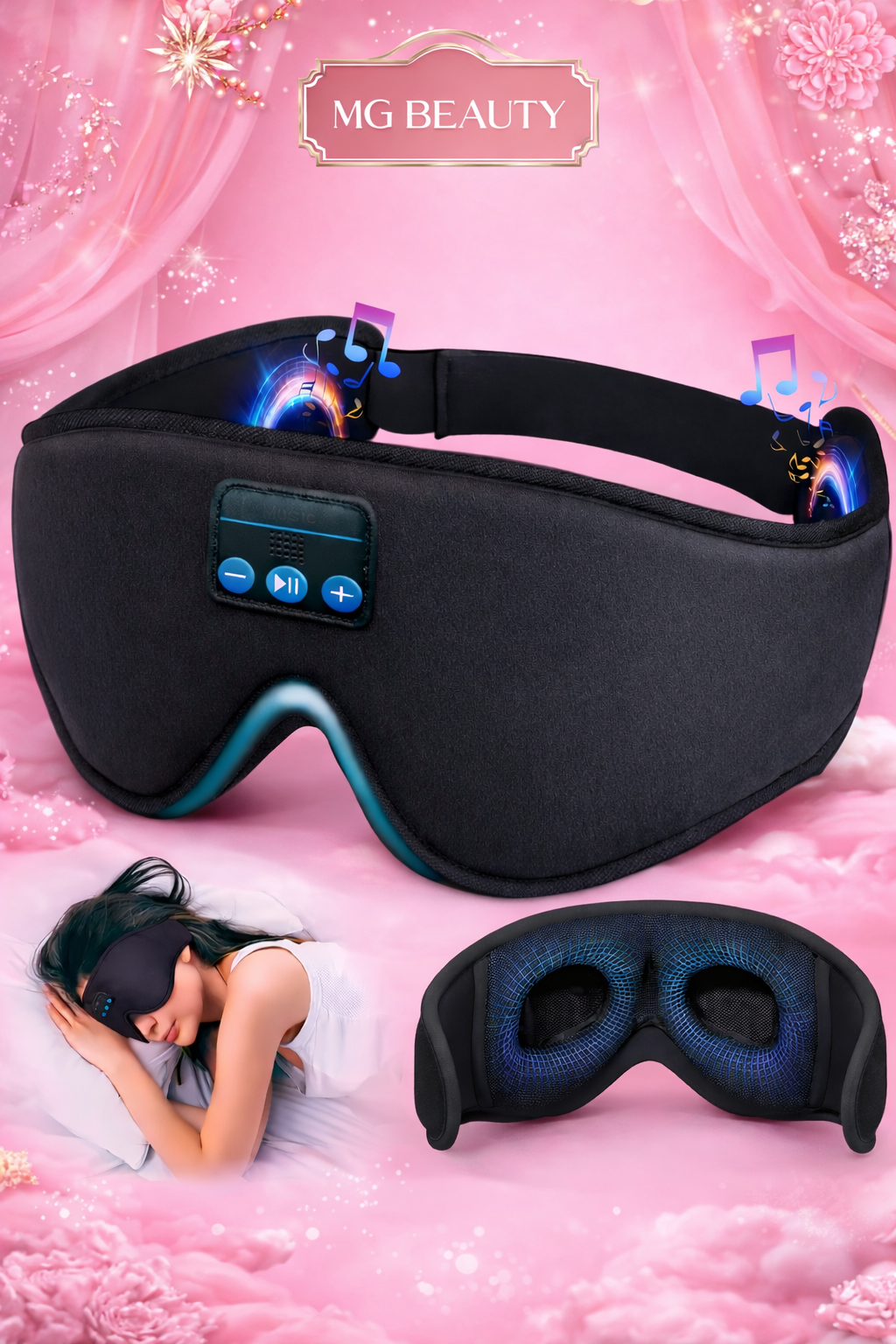 3D Bluetooth Sleep Mask