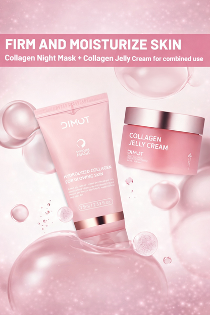 Collagen Jelly Cream & Collagen Mask  Set