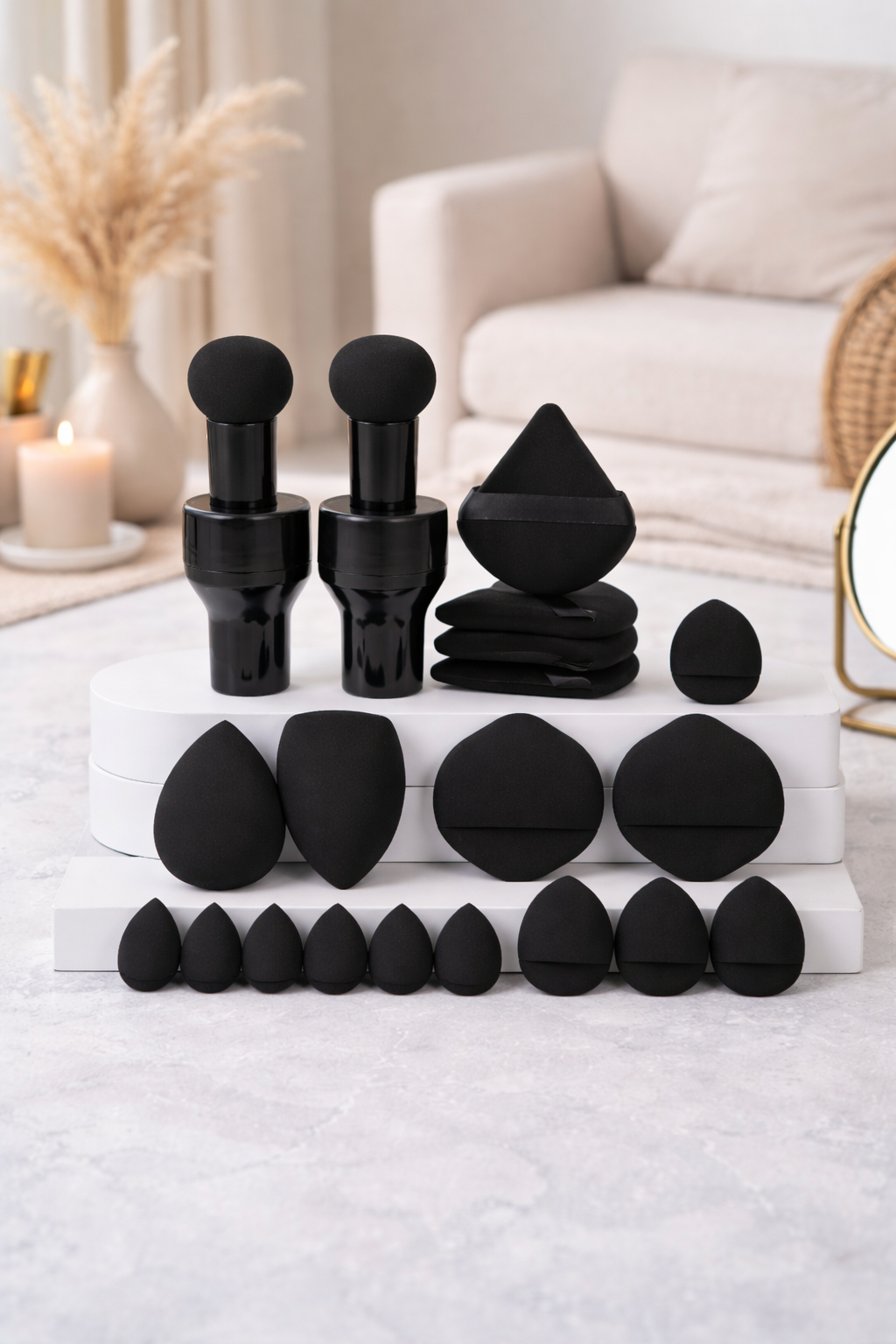 20-Piece Marshmallow Makeup Sponge Set