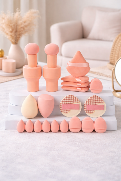 20-Piece Marshmallow Makeup Sponge Set