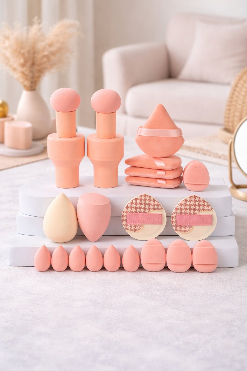 20-Piece Marshmallow Makeup Sponge Set