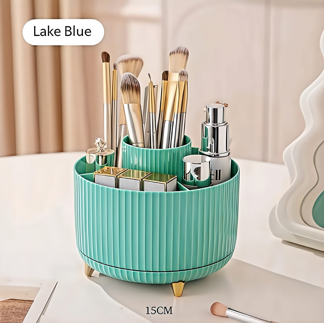 360° Rotating Makeup Organizer