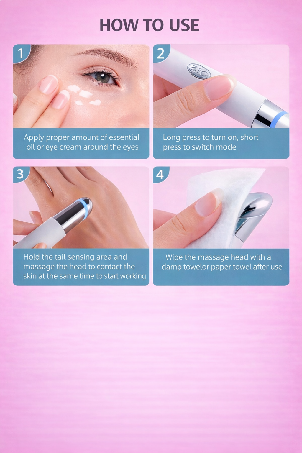 Heated Eye Massager Pen