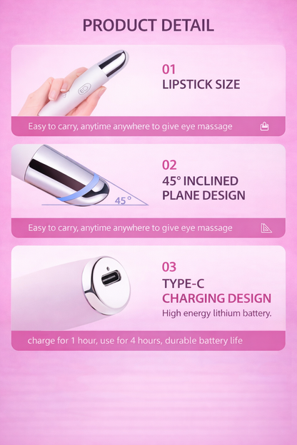 Heated Eye Massager Pen