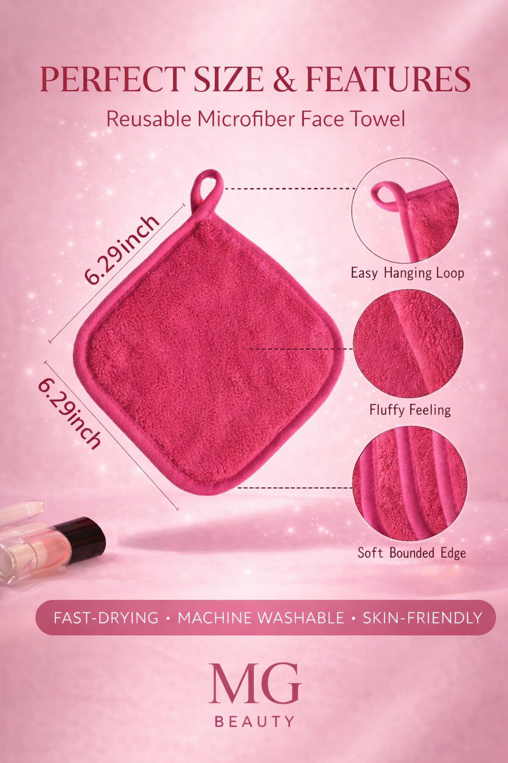 Ultra-Soft Microfiber Makeup Remover Cloths