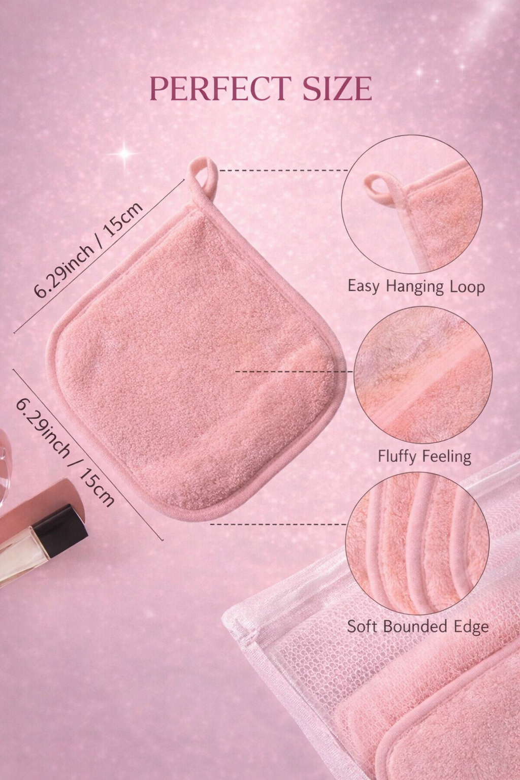 Ultra-Soft Microfiber Makeup Remover Cloths