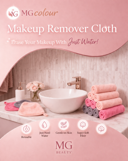 Ultra-Soft Microfiber Makeup Remover Cloths