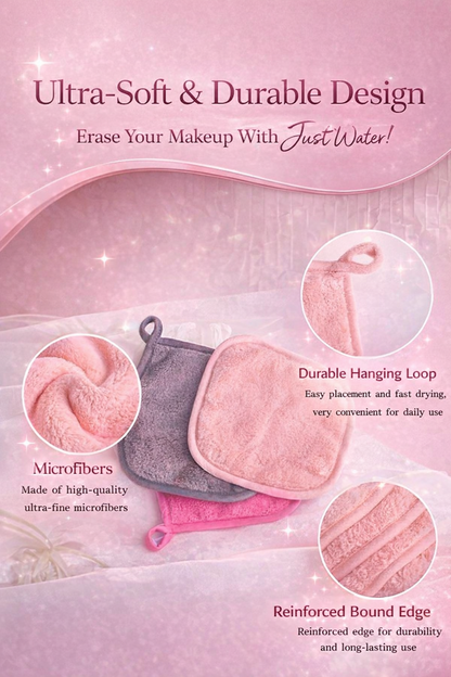 Ultra-Soft Microfiber Makeup Remover Cloths