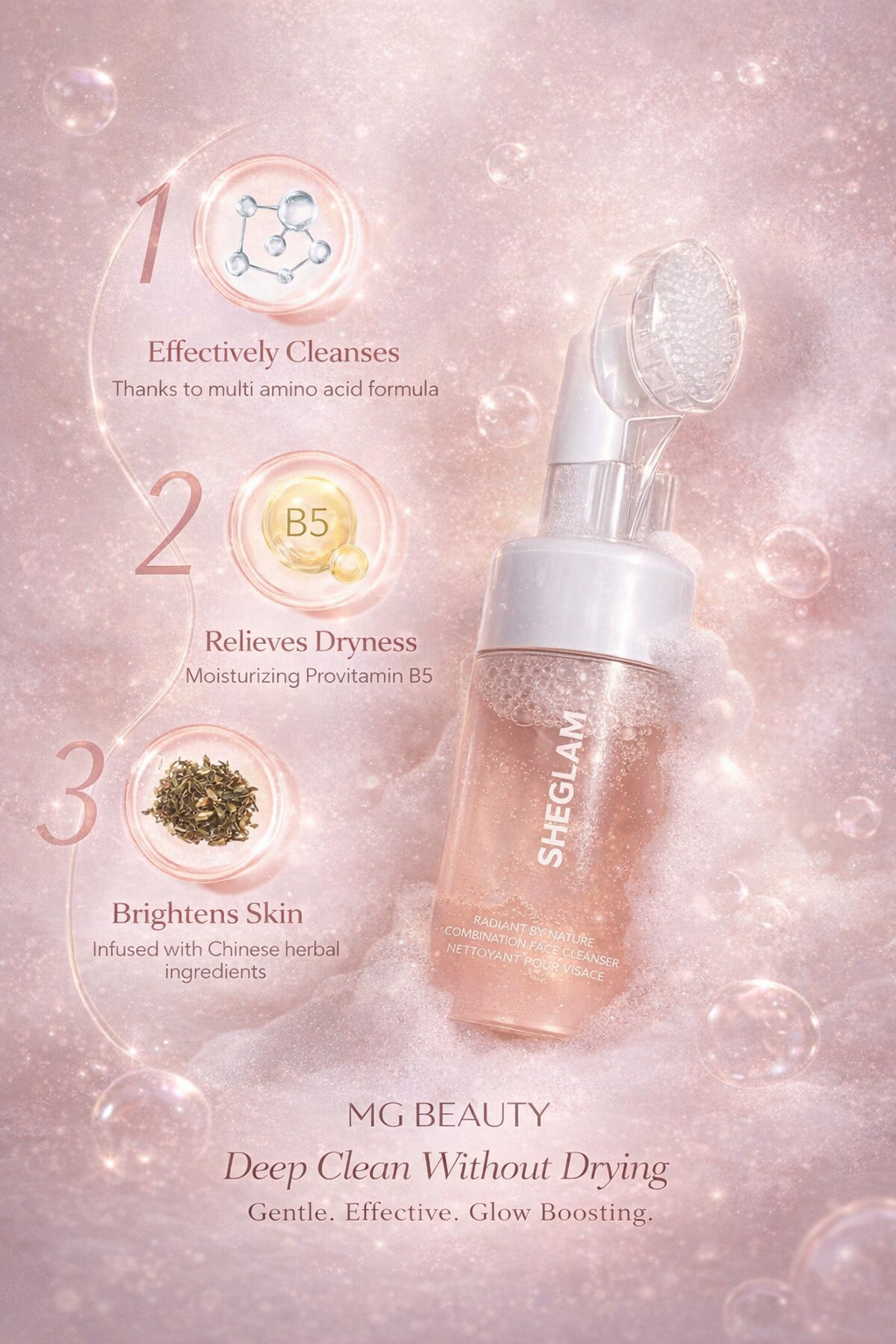 Radiant Foam Facial Cleanser (100ml)