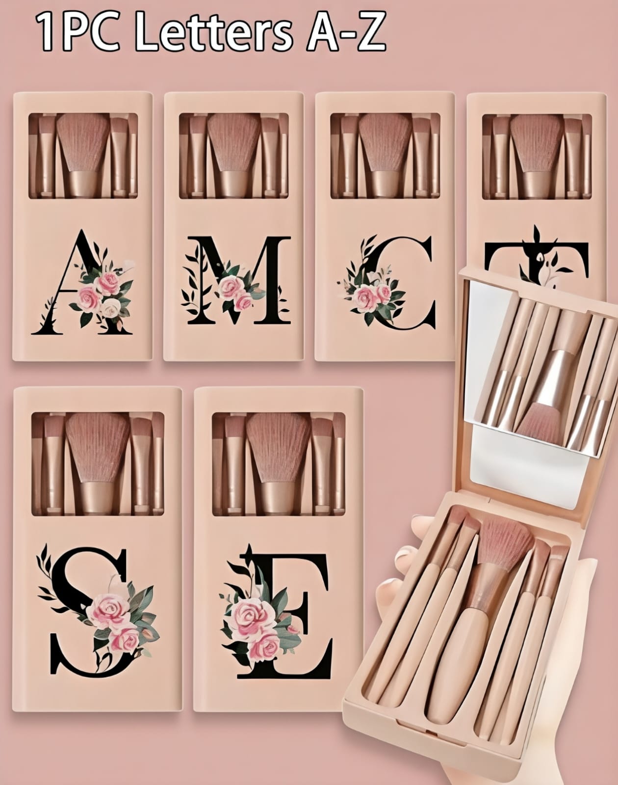 Customised Travel Makeup Brush Set