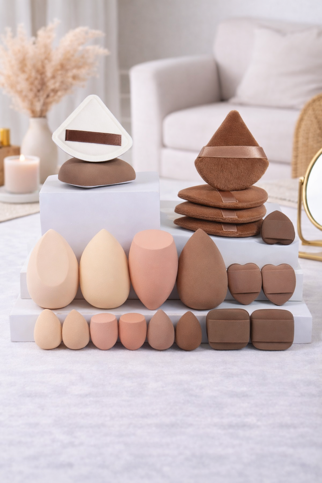 20-Piece Marshmallow Makeup Sponge Set