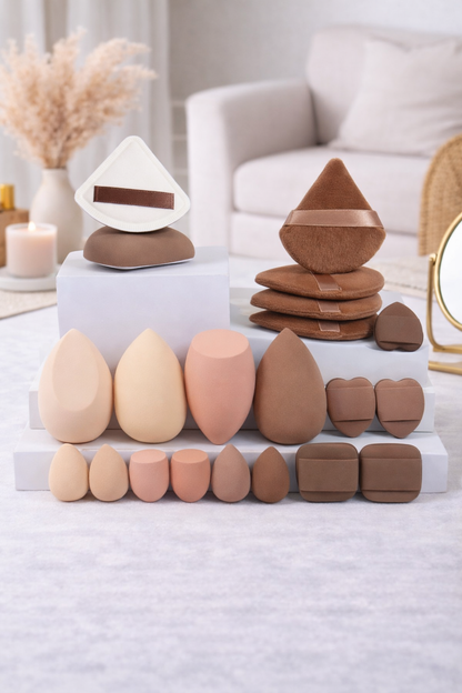 20-Piece Marshmallow Makeup Sponge Set