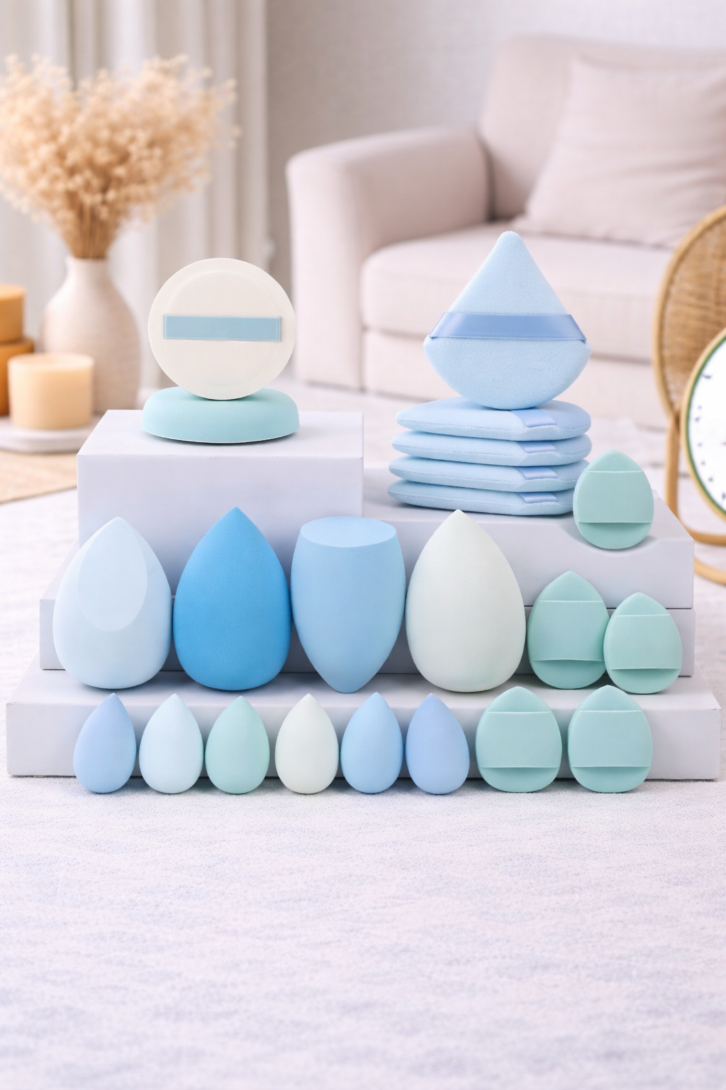 20-Piece Marshmallow Makeup Sponge Set