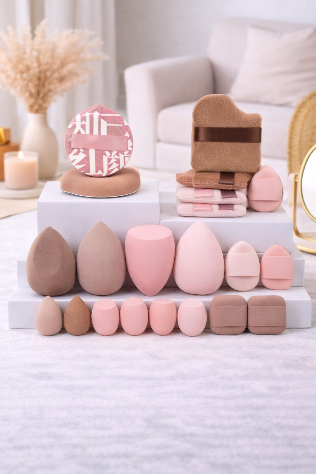 20-Piece Marshmallow Makeup Sponge Set