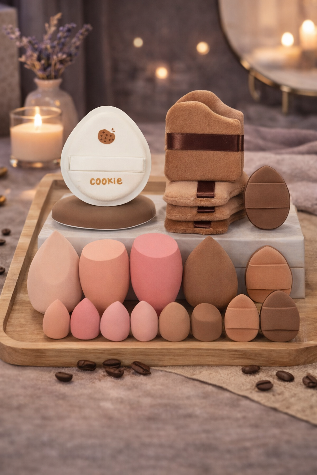 20-Piece Marshmallow Makeup Sponge Set