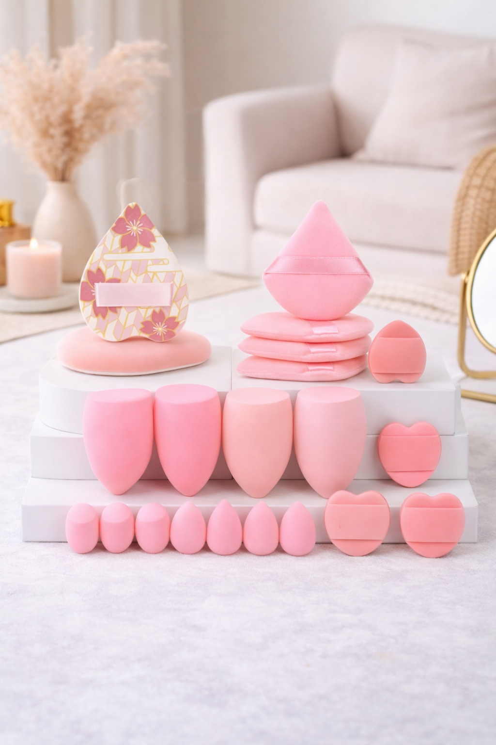 20-Piece Marshmallow Makeup Sponge Set