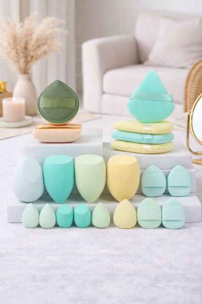 20-Piece Marshmallow Makeup Sponge Set