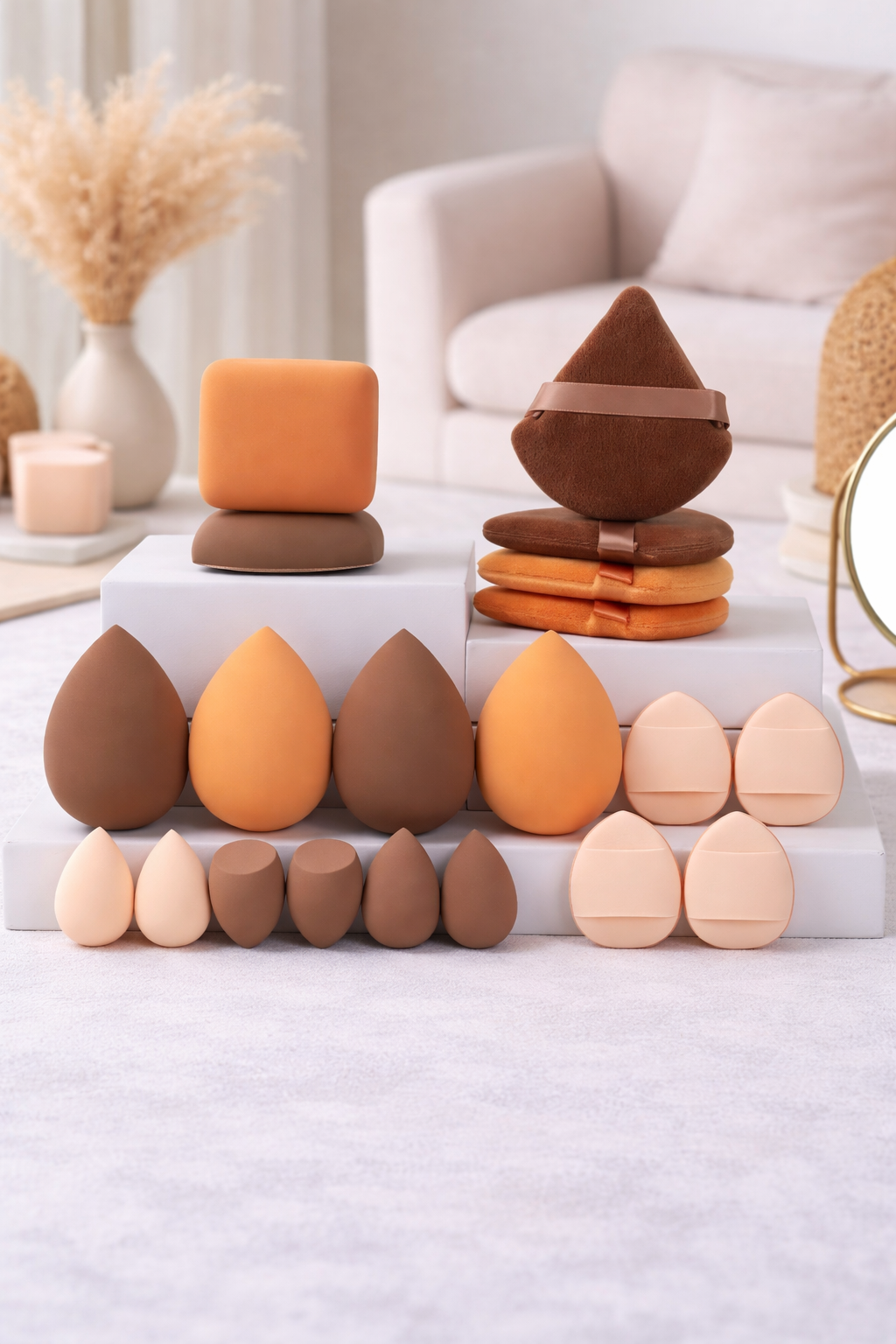 20-Piece Marshmallow Makeup Sponge Set