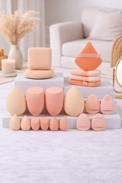 20-Piece Marshmallow Makeup Sponge Set