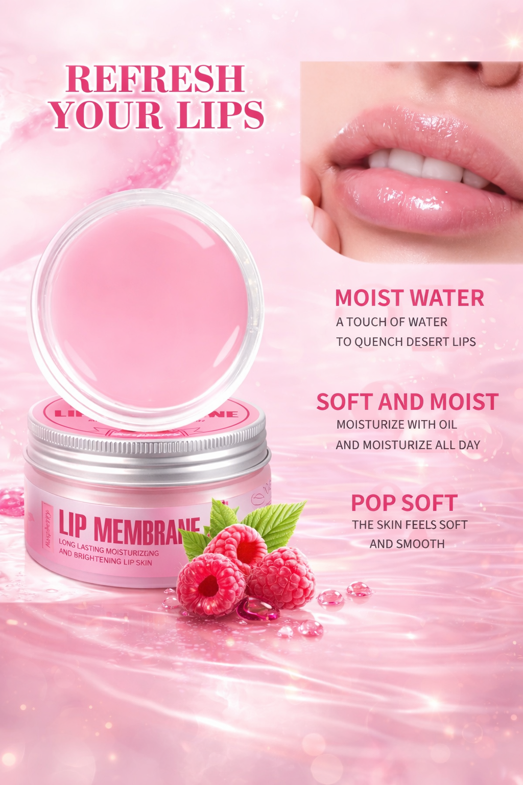 Raspberry Lip Scrub