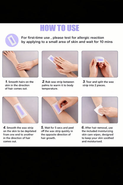 Cold Wax Strips